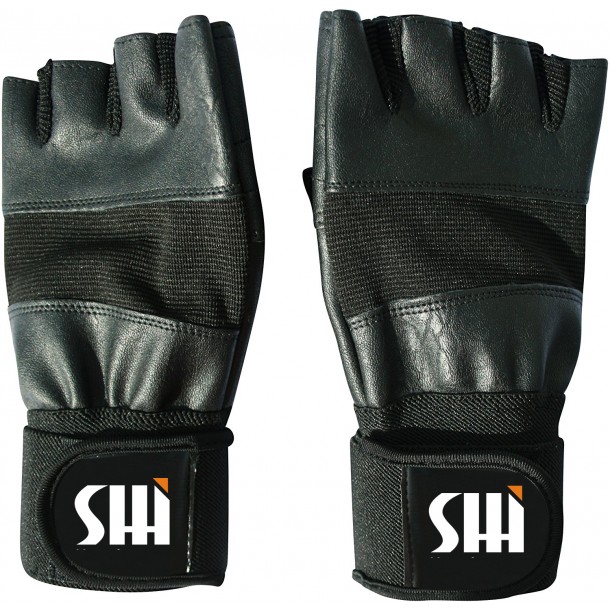 Weight Lifting Gloves With 12" Wrist Wraps Support for Gym Workout, Cross Training, Weightlifting, Fitness & Cross Training the Best For Men & Women GG-006